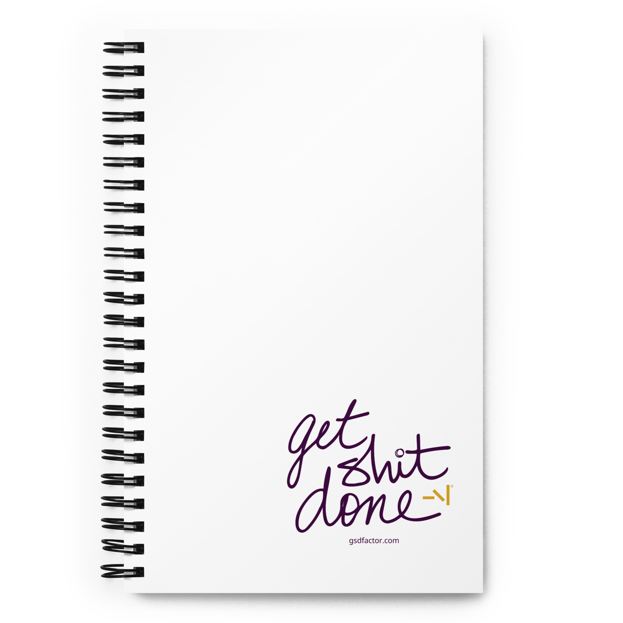 Get Shit Done Spiral Notebook